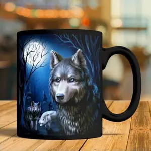 Gift For Wolf Lover Wolf Coffee Mug