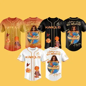 Viajando Por El Mundo Tour 2026 Baseball Jersey, Latin Music Tour Inspired Baseball Jersey Shirt