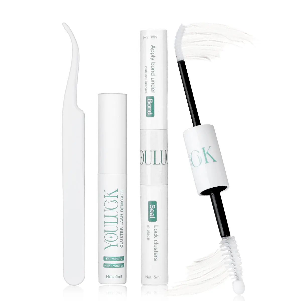 Bond Seal & Remover & Tweezers (White Glue)