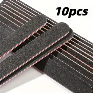 Professional Nail File Set, Core Nail Buffer Strips, Matte Finish, 10pcs Manicure Tools, Perfect for Nail Care & Grooming