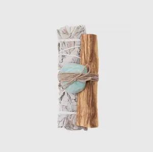 Amazonite Bundle Sage good energy cleansing meditation spiritual Kit Fragrance