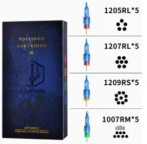 20-Pack Mixed Ballpoint Pen Refills Saturated Pigment Ink Smooth Writing Universal Fit 1205RL 1207RL 1209RS 1007RM