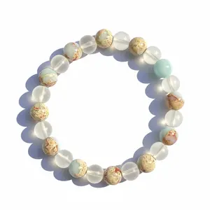 Handmade Woven Gemstone Bracelet