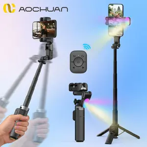M3 PRO Mini phone gimbal stabilizer,gimbal shot Tripod Stabilizer Set for iPhone/Android Portable Camera Support for Photography & Videography,RGB Magnetic Smartphone Gimbal Stabilizer,Portable 3-Axis iPhone Gimbal,Portable iPhone Gimbal with OLED Display