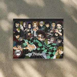 Demon Slayer 2026 Calendar - Christmas Gift | Home Decor, Office Decor - Fan Gift, Unique Holiday Gift