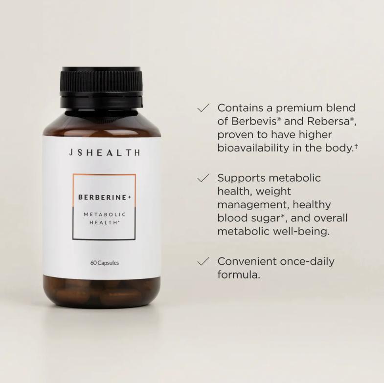 JSHealth Berberine+ Formula - Supplement Healthcare Fitness Edible
