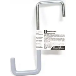 212 MAIN Vinyl Cushion Steel Rafter Hook, Crawford RH26-25 Model, Yellow & Grey Finish