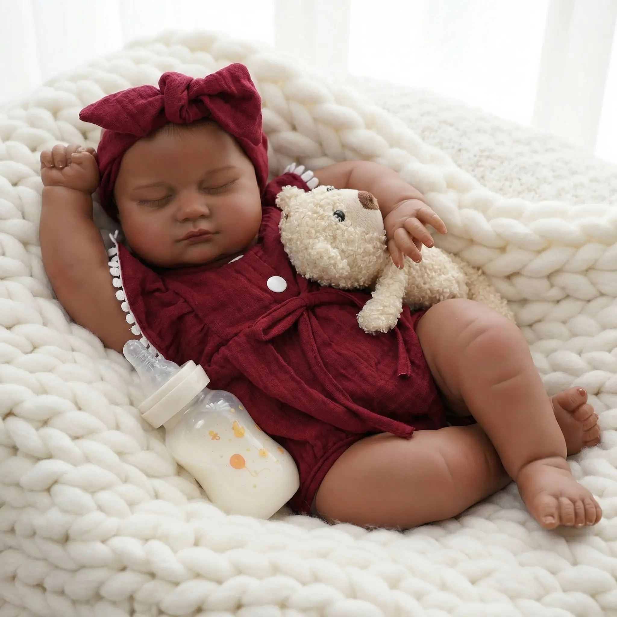 20-inch Pekka Vinyl Limb+ Cloth Body Girl 