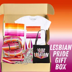 Lesbian Pride Gift Box - Double Value Assortment of Trendy and Fun Items
