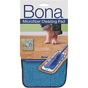 212 MAIN Microplus Cleaning Pad, 4x15 in Household Washable Dry/Wet Mop Pad (Bonakemi USA 8643900 AX0003053)