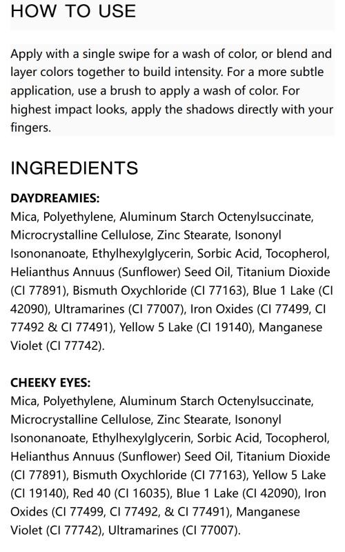 EYESHADOW SINGLES | Lil Deranged