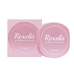 Roxelis Rose Perfumed Solid Balm, Elegant Refreshing Silky Light Perfumed Portable Pocket Solid Balm