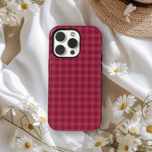 This red pomegranate-patterned 2-in-1 phone case features a durable, shock-absorbing, and stylish design. Compatible with iPhone 17, 16, 15, 14, 13, 12, 11 Pro Max Pro Plus, and Samsung Galaxy S25, S24, S23 Ultra Cover.