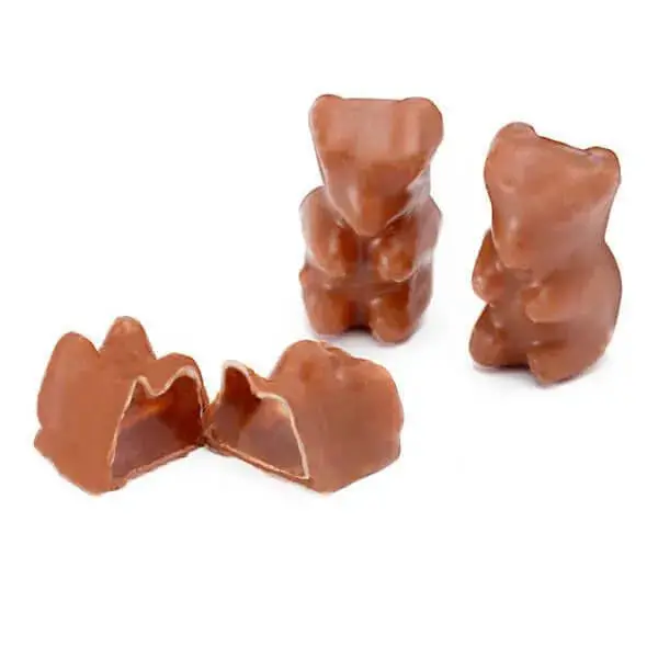 Albanese Milk Chocolate Covered Gummy Bears: 10LB Case Albanese Milk Chocolate Covered Gummy Bears: 10LB Case