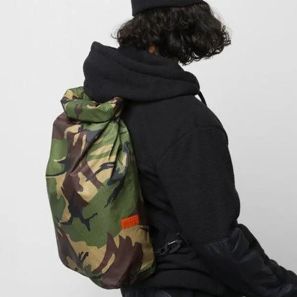 Vans Raeburn Rolltop Backpack, Vintage Camo Pattern Backpack - VN0A7SP2CMA1, Vintage Camo Pattern Backpacks