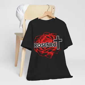 Metal Rose Unisex Tee, Rammstein Band T-Shirt, Heavy Metal Music Lover Gift, Germany Berlin Sonne, Hard Rock Clothing, Rose Graphic Shirt