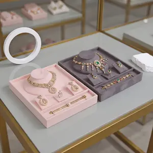 1 multifunctional jewelry storage rack - elegant rectangular display rack suitable for rings, bracelets, necklaces, and earrings | durable jewelry storage rack for home use, store photography and luxury gift display, jewelry tower