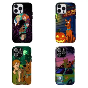 Retro Sc00by-D00 Gang Phone Case Vintage Mystery Machine Phone Case Compatible for iPhone 17 16 15 14 13 12 11 and for Samsung S21-S25 Perfect Gift for Cartoon Lovers