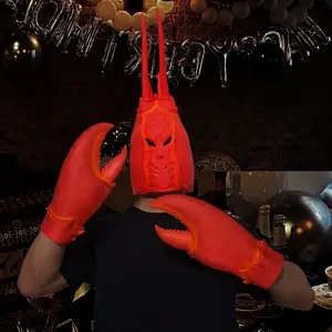 Creative Funny Lobster Gloves, Crab Claw Pliers Gloves, Prank Props, Halloween Costume Photography Props, Cosplay Party Supplies, Stage Performance Accessories