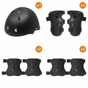 Helmet + elbow pads + knee pads（The black accessories are suitable for the black and green bikes.The red and blue accessories are suitable for bikes of their corresponding colors.）