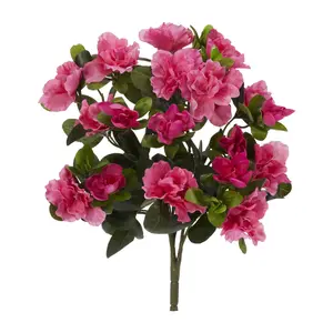 Nearly Natural 13" Azalea Artificial Plant (Setof 4)