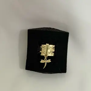 Semanario Ring with Dragonfly Charm in Gold Color
