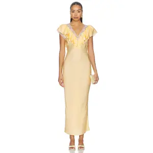 Ronny Kobo Gracie Dress in Citrine