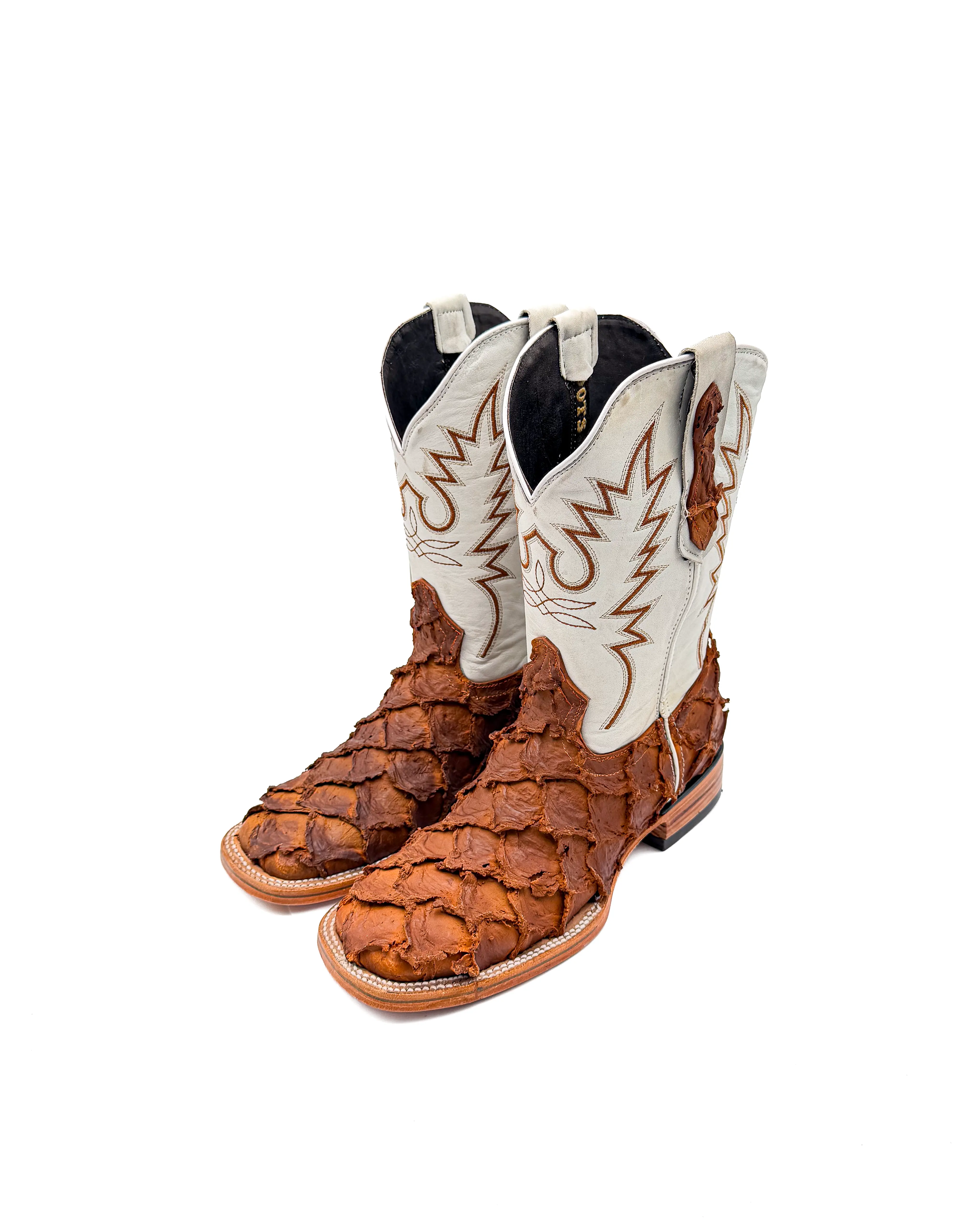 Cowboy Boot Cognac Pirarucu