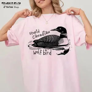 Stupid Canadian Wolf Bird Shirt, Hockey Romance LGBT Hockey Fan Gift, Heated But Devote Movie Sweatshirt, Team Hollanov Tee