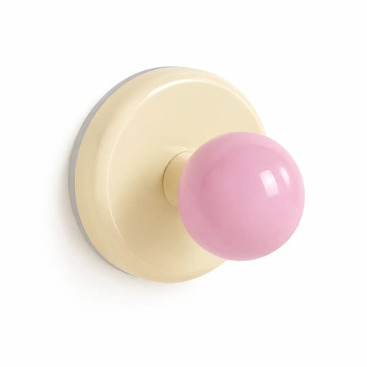 Cute Pink Suction Cup Hooks, No Drill Wall Hooks for Bathroom Kitchen Organization, Reusable Strong Vacuum Hooks for Towels Keys Clothes