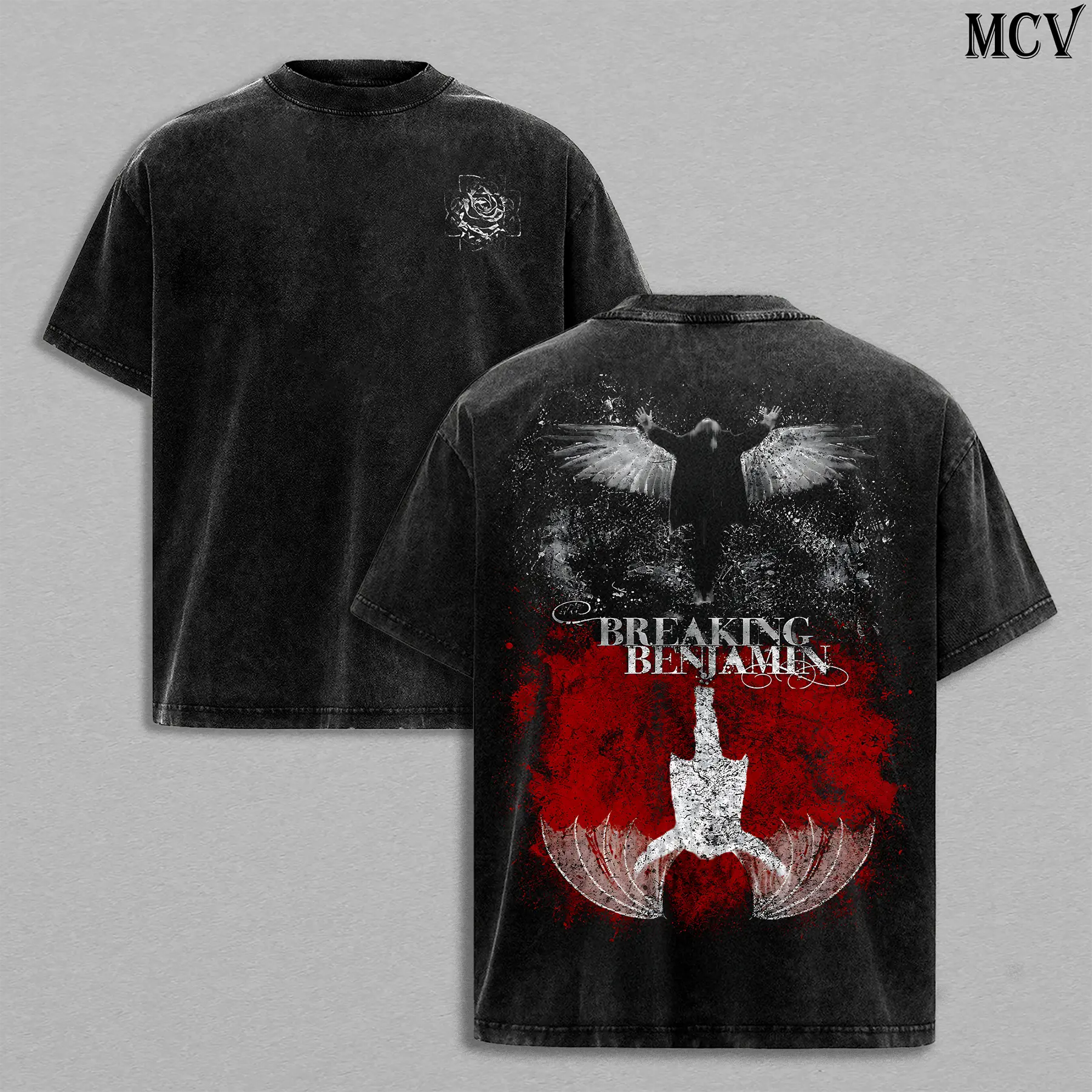 Vintage Breaking Benjamin Phobia Tee – Breaking Benjamin Vintage Washed T-Shirt, Hoodie & Sweatshirt | Alternative Metal | Hard Rock | Iconic 2000s Rock Album Music Graphic Tee | Heavy Cotton Unisex Oversized Streetwear Top