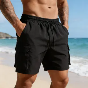 Men’s Cargo Shorts – Lightweight, Quick-Dry Summer Casual Shorts with Multiple Pockets, Suitable for Outdoor Hiking and Camping