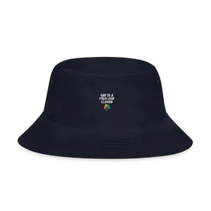 Big Accessories Four Leaf Pride Bucket Hat - Unisex 100% Cotton Brimmed Hat with Eyelets for Year-Round Wear - Iconic Retro Style