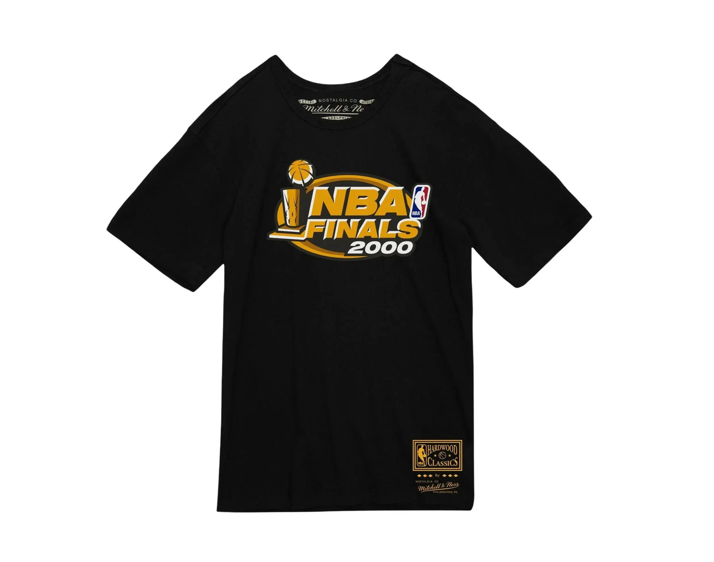 Mitchell & Ness Los Angeles Lakers QS 2000 Finals T-Shirt in Black | Men's