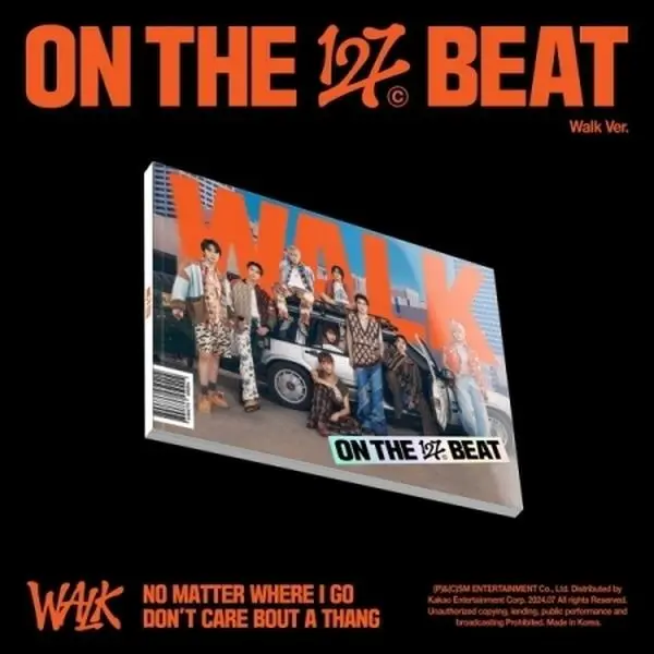 NCT 127 - Walk - Walk Version - incl. Photobook, Sticker, Postcard, Folded Poster + Photocard  [COMPACT DISC - CD] Postcard, Photo Book, Photos, Poster, Stickers, Asia - Import