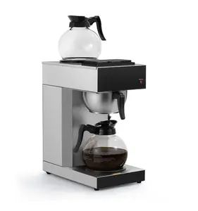 SYBO Commercial Drip Coffee Maker with 2 Glass Carafes and Warmers