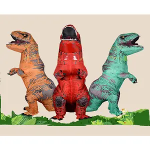 Halloween Quirky Internet Celebrity Adult T-Rex Inflatable Costume Cosplay Walking Children's Dinosaur Inflatable Outfit