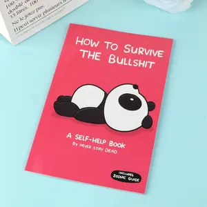 Panda Flat Survival Guide Book, Your Funny Fantasy Finally Has a Reference, Humorous Reading Material, Perfect Gift Idea, Guided Journal, Daily Guided Journal