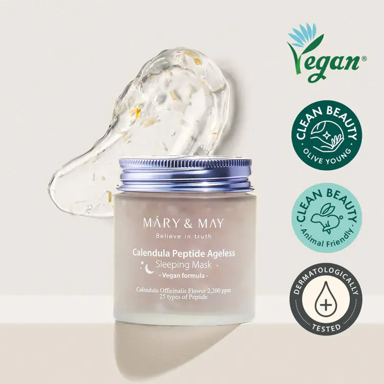 [Mary&May] Calendula Peptide Ageless Sleeping Mask 110g