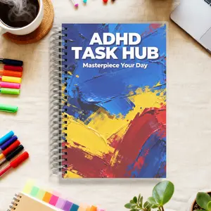 ADHD Schedule - A Daily Planner for People Who Struggle with Planners, Simple, Structured, and Color-Coded for Maximum Usability, A5, 108 Pages, Thick 100gsm Paper, Spiral Bound