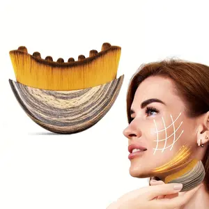 New Lymph Contour Facial Brush Set, Dry Skin Care Tool, Face Massager & Jawline Shaper, Ergonomic Design, Precision Fit, Fatigue Relief, Facial Care Tools