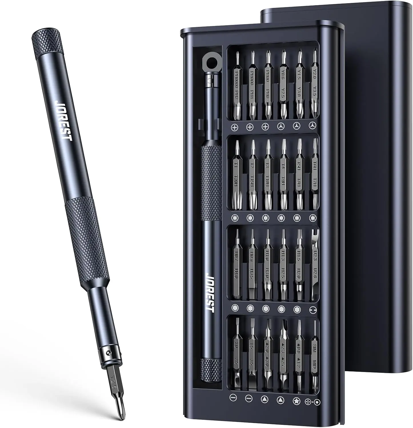 52-IN-1 Precision Screwdriver Set, Mini Repair Tool Kit with Torx for Macbook, Computer, Laptop, iPhone, PS5, Xbox, Switch, Glasses, Watch, Ring Doorbell, Electronic, Small Gift Gadget for Men
