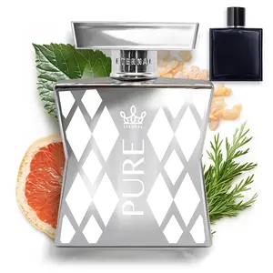 Eternal Pure - Inspired by Iconic Fresh Elegant Bleu Cologne - 3.4 oz (100ml) - Long-lasting - Vegan - Clean Ingredients - Cologne Spray for Men - 2000 sprays per bottle Fragrances Blue Woody Citrus Fragrance