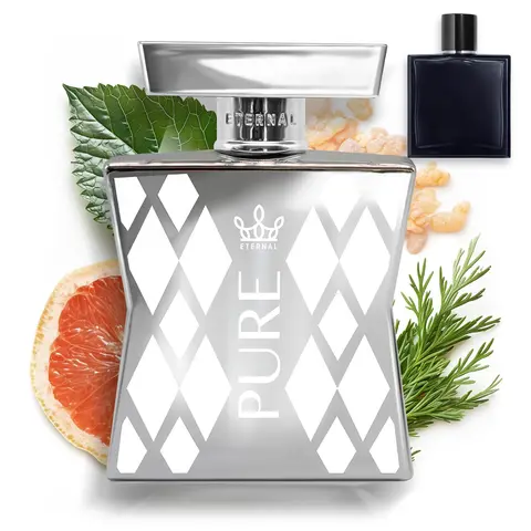 Eternal Pure - Inspired by Iconic Fresh Elegant Bleu Cologne - 3.4 oz (100ml) - Long-lasting - Vegan - Clean Ingredients - Cologne Spray for Men - 2000 sprays per bottle Fragrances Blue Woody Citrus Fragrance