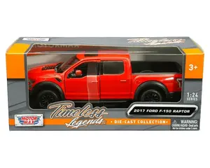 Motor Max 1:27 2017 Ford F-150 Raptor Red Diecast Model Toy Car