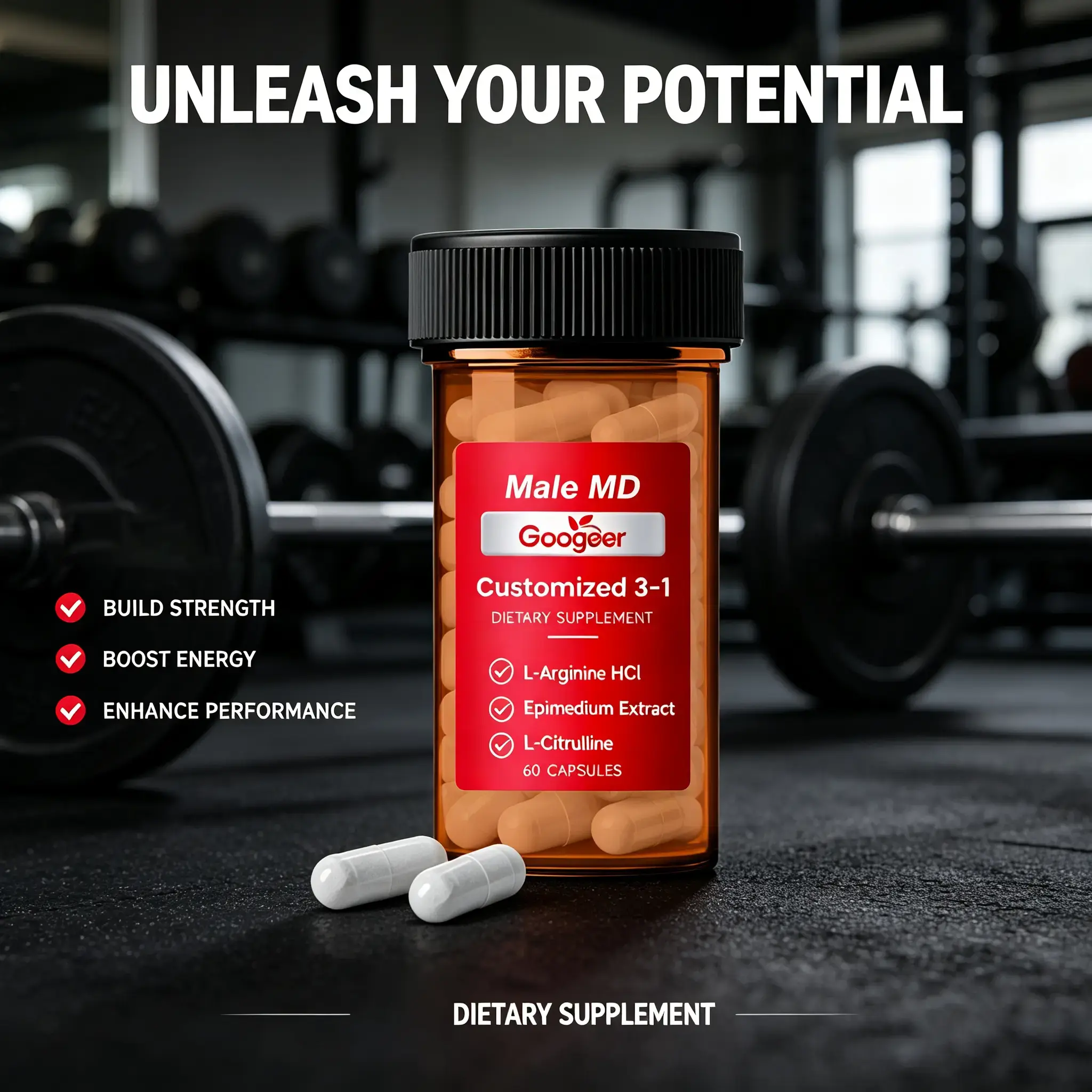 [FathersDayGift] Male MD 3-in-1 Daily Vitality Support Capsules, With L-Arginine, L-Citrulline & Epimedium Extract, Men’s Dietary Supplement for Everyday Energy & Wellness, 60 Capsules #SummerWins #DealsForYouDays.