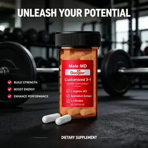 [FathersDayGift] Male MD 3-in-1 Daily Vitality Support Capsules, With L-Arginine, L-Citrulline & Epimedium Extract, Men’s Dietary Supplement for Everyday Energy & Wellness, 60 Capsules #SummerWins #DealsForYouDays.