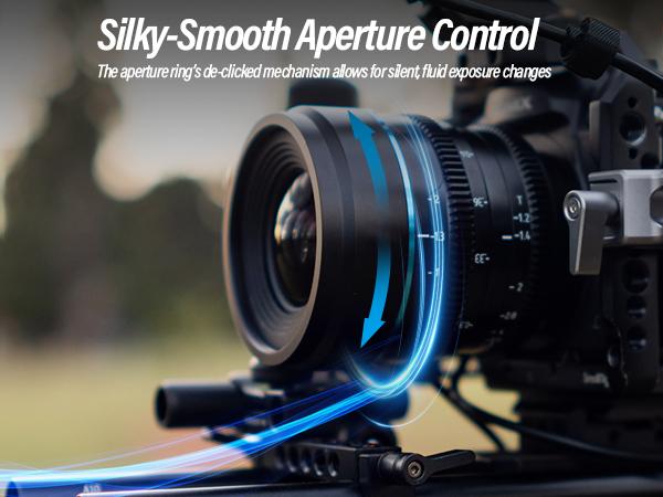 SIRUI Night Walker 16mm/24mm/35mm/55mm/75mm S35 Frame Cine Lens Series, T1.2 Large Aperture Manual Focus Lens for E/L/MFT/RF/X Mount Cameras, Black/Metal Grey