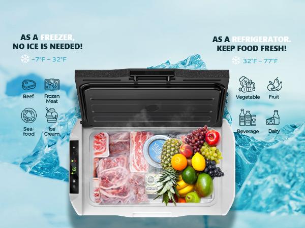 EUHOMY 12 Volt Refrigerator, 12V Car Fridge 22QT(21L) Portable Freezer(-4℉~68℉), Compressor Electric Cooler with 12/24V DC & 110-240V AC, Compressor Electric Cooler for Camping, Travel, Truck- Supports Multiple Models for Versatile Compatibility EUHOMY 12 Volt Refrigerator, 12V Car Fridge 22QT(21L) Portable Freezer(-4℉~68℉), Compressor Electric Cooler with 12/24V DC & 110-240V AC, Compressor Electric Cooler for Camping, Travel, Truck- Supports Multiple Models for Versatile Compatibility
