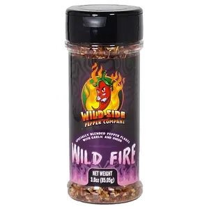 Wild Fire - Sweet Heat Pepper Flakes - Toasted Onion & Roasted Garlic - Salt Free - 55,000 SHU